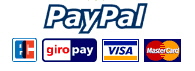 Bezahlung mit Kreditkarte, EC Karte per PayPal