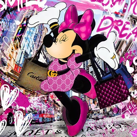 Minnie Mouse Pop Art Bild