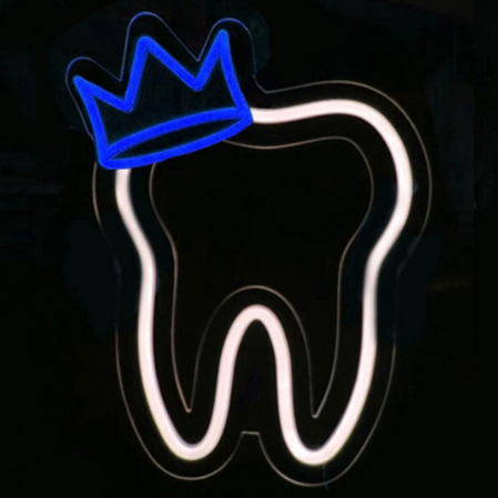 LED Neonzahn Sonderangebot Geschenk