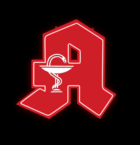 LED Leuchtschild "Apotheken-A"