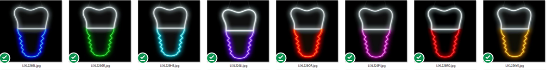 LED Symbol Implantologie