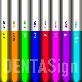 LED Leuchtfarben Leuchtzahn